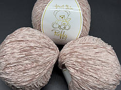 Мікровелюр Puffy Avanti Yarn-544 пудра