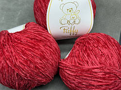 Мікровелюр Puffy Avanti Yarn-842 червоний