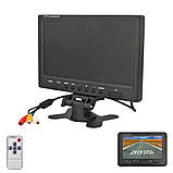 Монітор TFT LCD для камери заднього виду з пультом кольоровий автомобільний екран 9" DC 12V/24V, фото 10