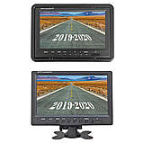 Монітор TFT LCD для камери заднього виду з пультом кольоровий автомобільний екран 9" DC 12V/24V, фото 5