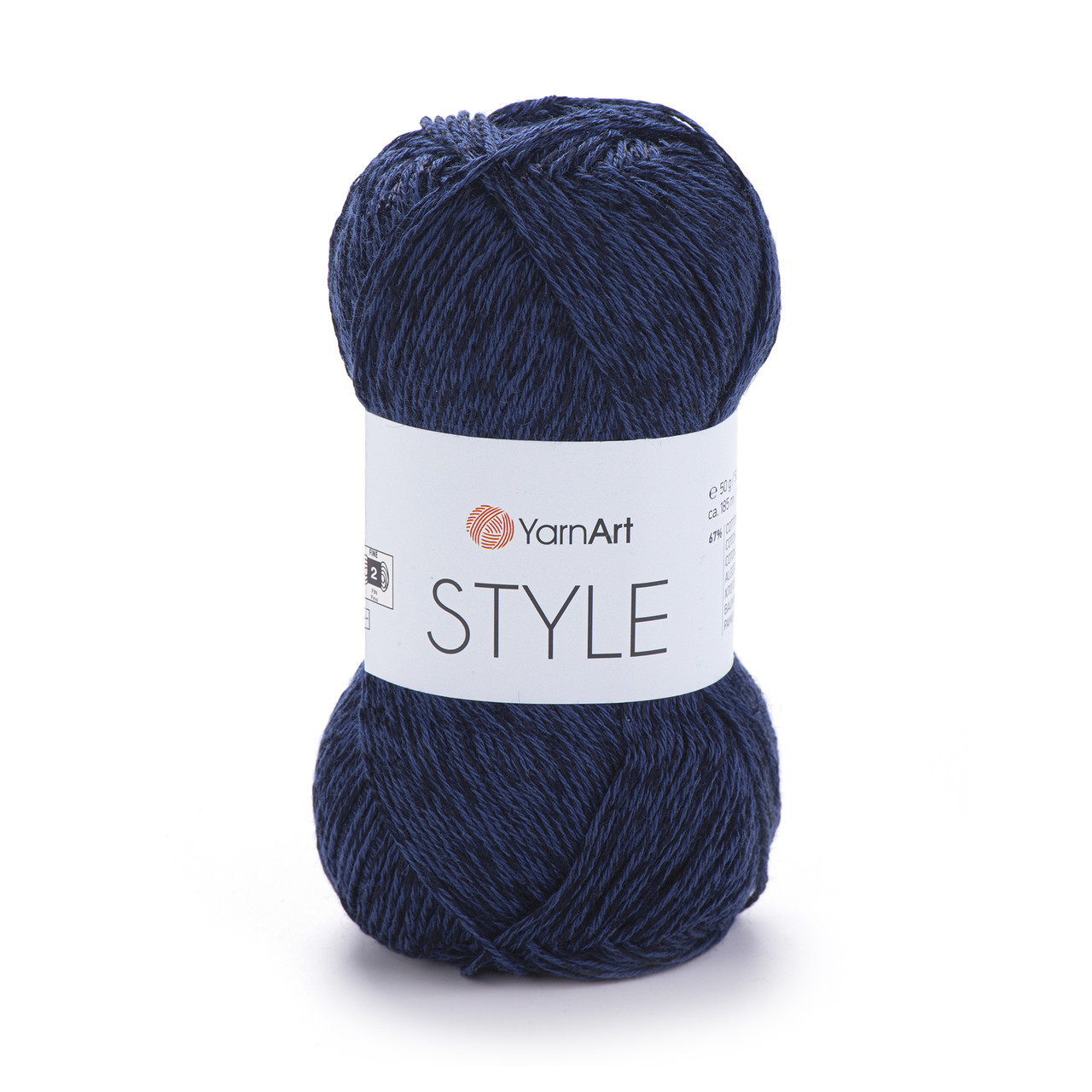 Пряжа Yarnart Style № 670 синій (Ярнарт Стайл), фото 1