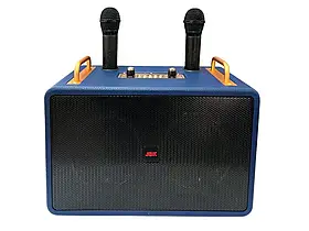 Портативна колонка з LED-підсвіткою і двома мікрофонами JBK M4403