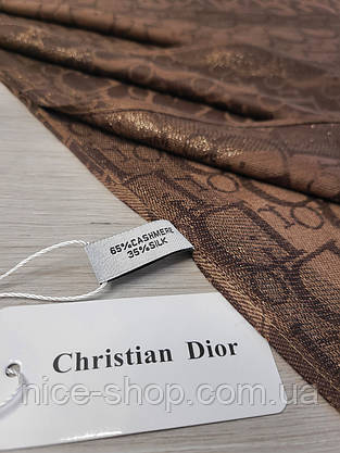 Хустка з принтом Dior тонкий кашемір, фото 5