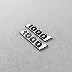 Шильд у крила Brabus 1000 white+ black