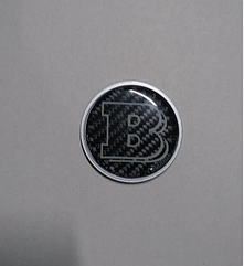 Шильд двоскладний Brabus grey + carbon grey