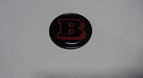 Шильд двоскладний Brabus black + black red