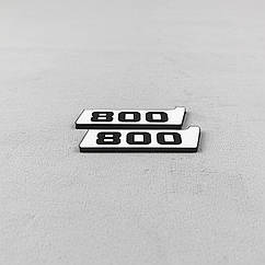 Шильд у крила Brabus 800 white+ black