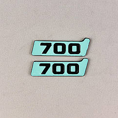 Шильд у крила Brabus 700 tiffany + black