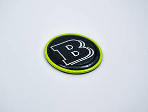 Шильд двоскладний Brabus lime green + black grey