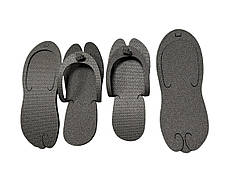 Одноразові капці-в'єтнамки для салонів, саун, бань, готелів, тобто 5 мм хім. щільність 33 кг/м3, розмір 42