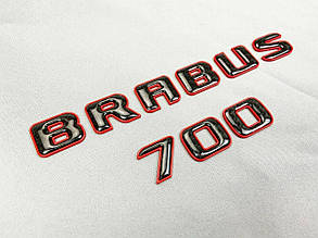 Напис Brabus 700 двоскладний red + carbon