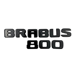 Напис Brabus 800 (чорний метал)