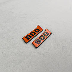 Шильд у крила Brabus 800 orange + black