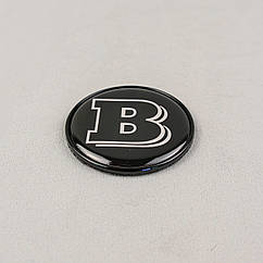 Шильд двоскладний Brabus black + black grey