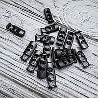 Фіксатор металевий на два отвори 3351 Чорний