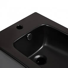 Біде підлогове Qtap Scorpio 530x360x395 Matt black QT14441003CMB, фото 6