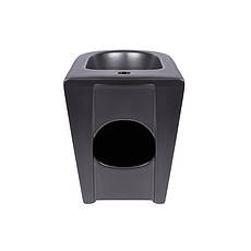 Біде підлогове Qtap Robin 565x360x405 Matt black QT13442141CMB, фото 5