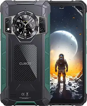 Смартфон CUBOT KINGKONG ACE 2 6/128GB Green, IP69K, 48+2+0.3/16Мп, 6.56" IPS, Helio G85, 5100 мАч
