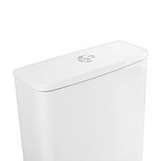 Унітаз-компакт Qtap Kalao безобідковий з сідінням Soft-close QT08221213AW, фото 5