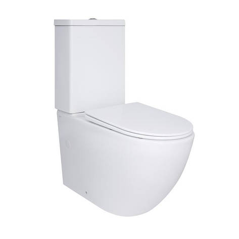 Унітаз підлоговий Qtap Jay Ultra Quiet з сидінням Soft-close 640x360x835 мм QT07222175TW White, фото 1