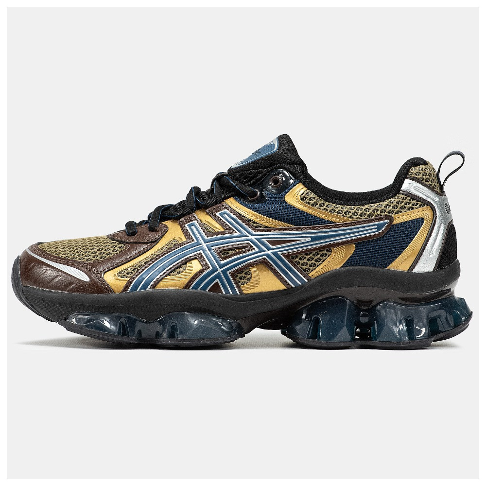Чоловічі кросівки Asics Gel-Quantum Kinetic Multi Gold, шкіряні кросівки асікс гель квантум кінетік