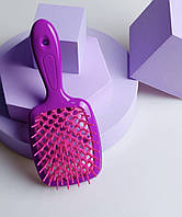 Гребінець для волосся Janeke 1830 Superbrush, бузок із рожевим