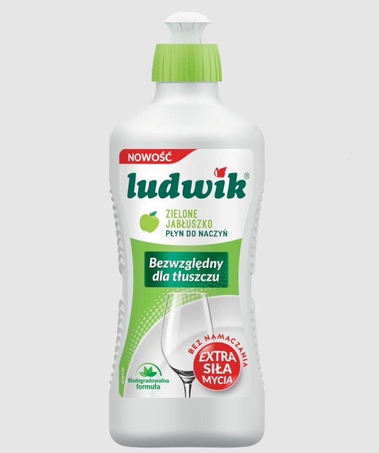 Засіб для миття посуду Ludwik Зелене яблуко 450 мл