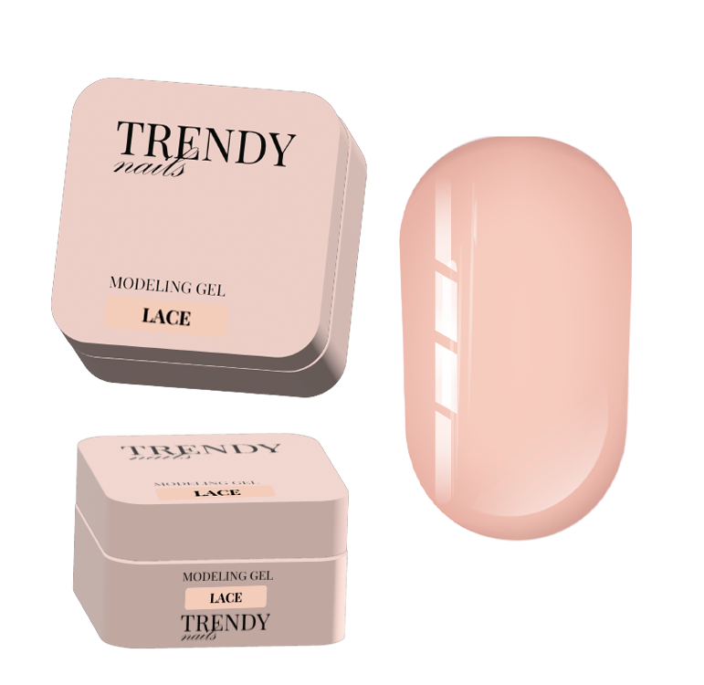 Моделюючий гель Trendy Nails Modeling gel Lace Boho Collection, 15 мл