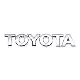 Емблема напис TOYOTA ХРОМ 75х12 мм на скотчі 75441-0K031, фото 2