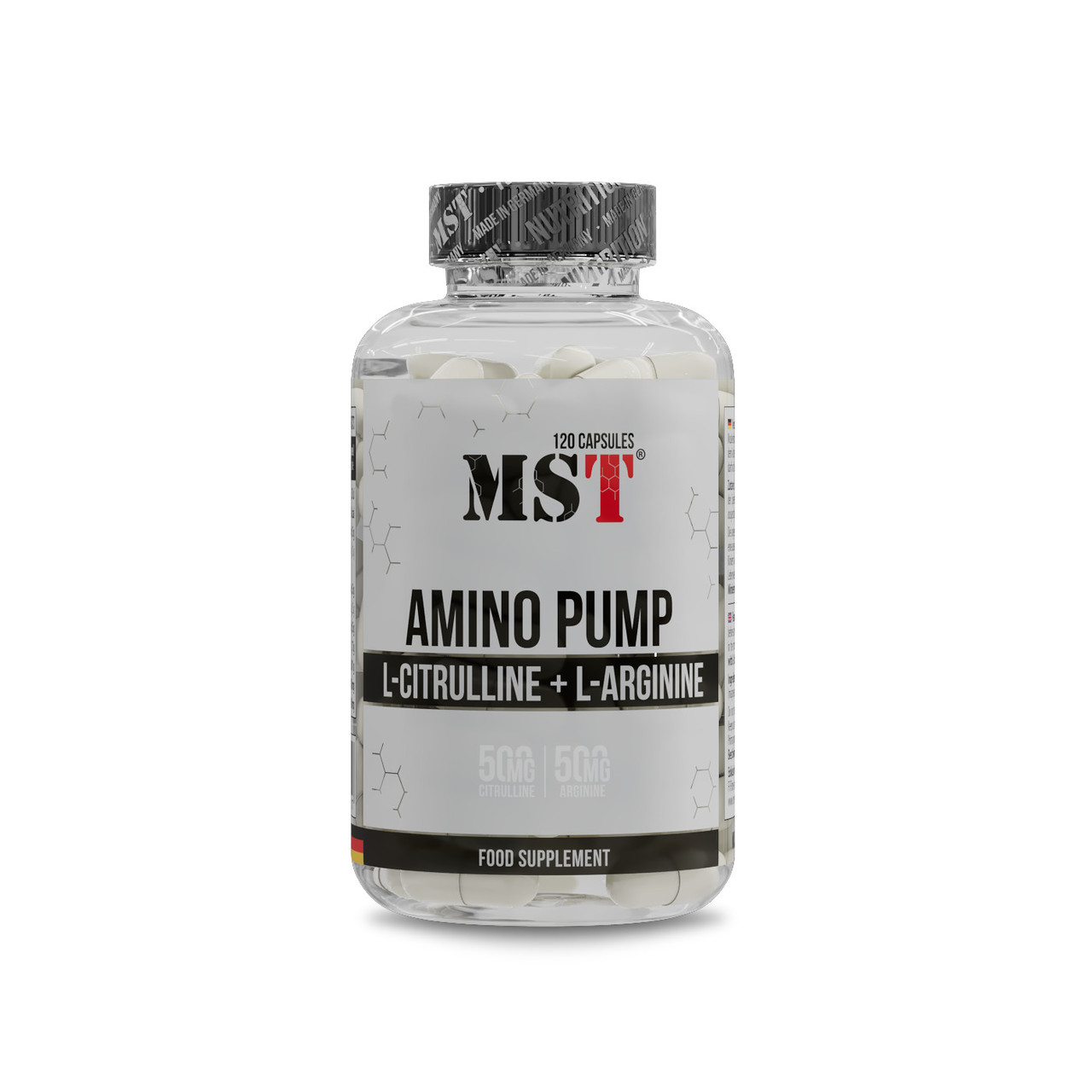 Амінокислоти MST Amino PUMP | Аргiнiн | Цитрулiн | 60 капс, фото 1