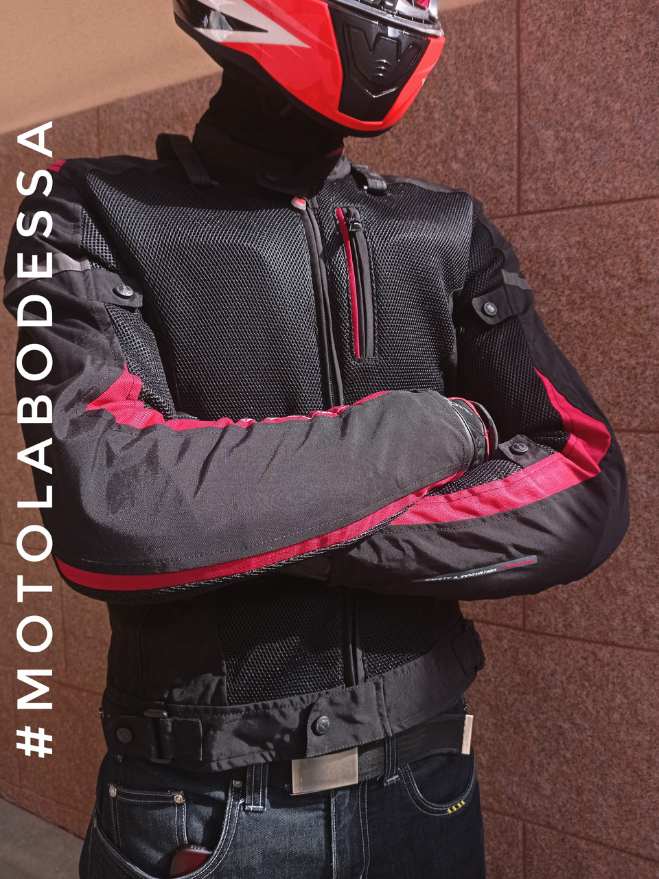 Мотокуртка Komine JK-069 Mesh Jacket ARIU Літня Red