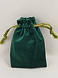 Мішечок для прикрас, біжутерії, подарунків Т-12/нс зелений, фото 4