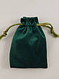 Мішечок для прикрас, біжутерії, подарунків Т-12/нс зелений, фото 3
