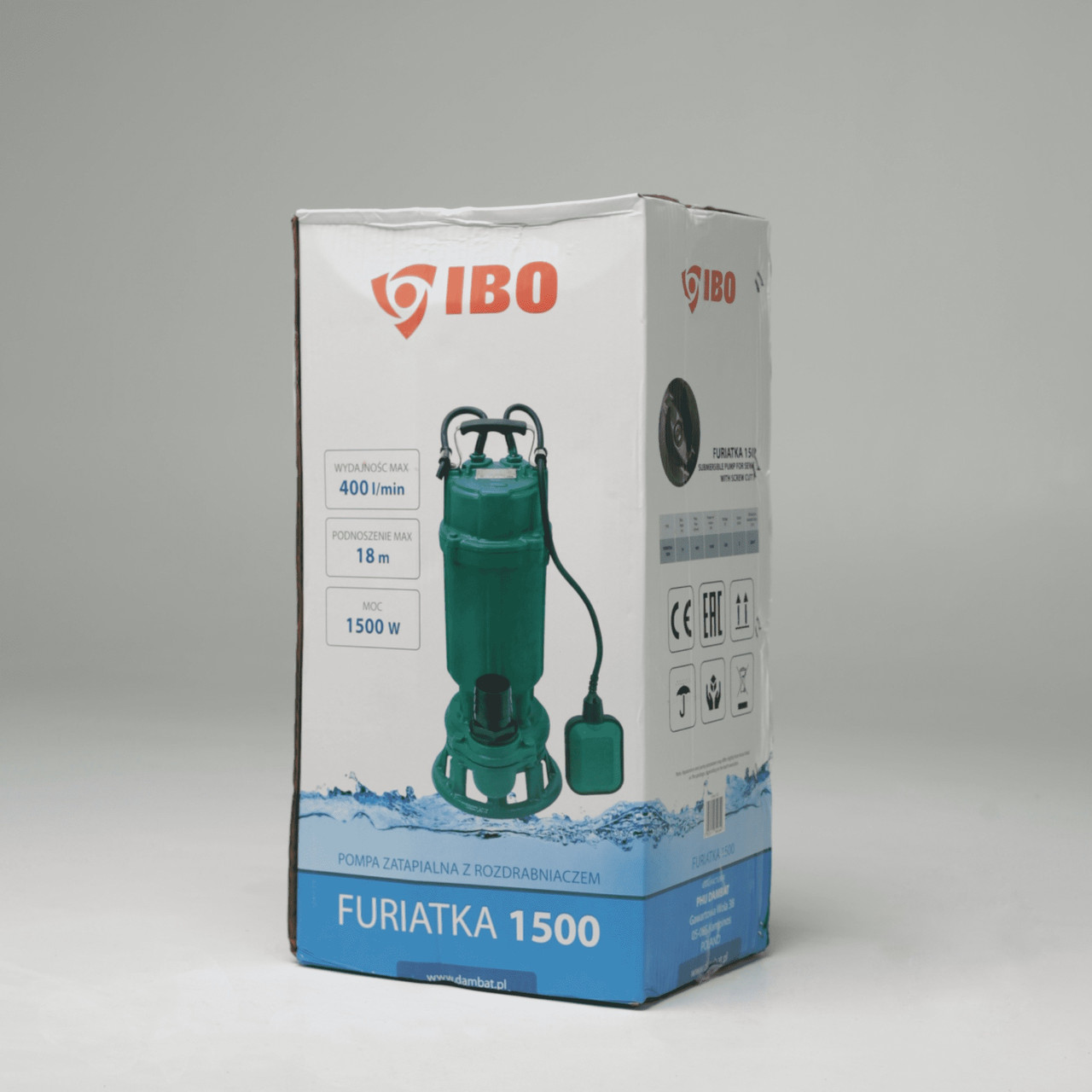 Фекальний насос FURIATKA 1500 для каналізації