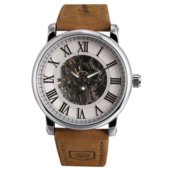 Чоловічий механічний наручний годинник Forsining Vintage Pro, фото 1