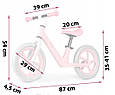 Дитячий велосипед Біговел Nukido Light Flee рожевий 760404, фото 3