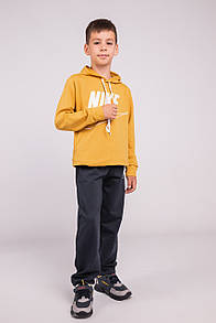 Костюм спортивний підлітковий з худі для хлопчика двухнитка