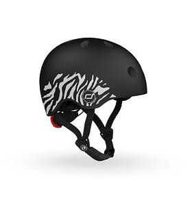 Шолом дитячий захисний Scoot and Ride розмір XXS/XS 45-51 см, Zebra