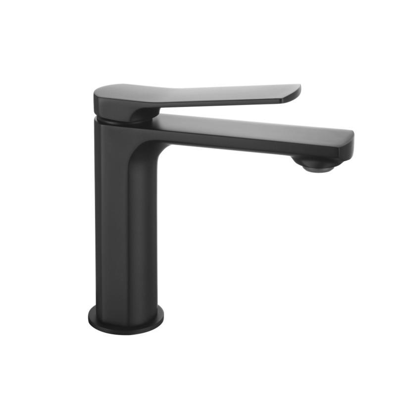 Змішувач для раковини Qtap Slavonice QTSLA1042103B Black Matt, фото 1