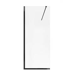 Душова перегородка Qtap Walk-In Standard BLM209.C8 90х200 см, скло Clear 8 мм, покриття CalcLess