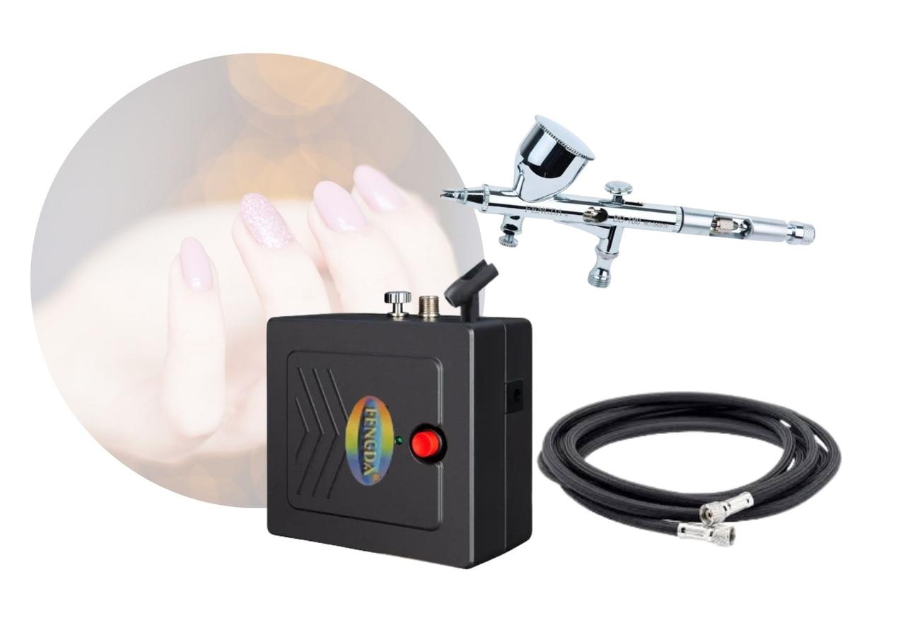 Аерограф для розпису нігтів Fengda AS-200BE/BD-180 (0,2), фото 1