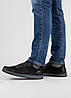 Кросівки чоловічі чорні з прошитою підошвою (ЛК 50 п), фото 9
