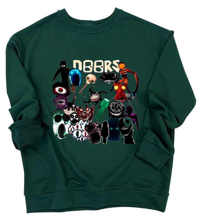 світшот Roblox, мерч Roblox, світшот для дівчаток, одяг Roblox, світшот з принтом Roblox, рожевий світшот, стильний світшот casual, Roblox мерч для підлітків.