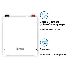 Акумуляторна батарея LiFePO4 Dyness A48100 48V 100Ah 4.8kWh, фото 4