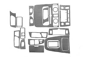 Накладки на панель BIG Карбон для Toyota Avensis 2003-2009 рр