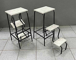 Побутова драбина-стілець (колір - бетон)