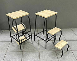 Побутова драбина-стілець (колір - сонома)