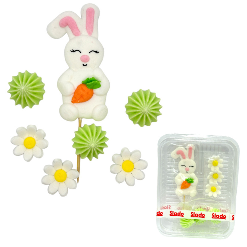 Набір цукрових прикрас "Морквинка для зайчика"
