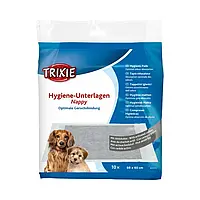 Пелюшки для собак з активованим вугіллям Trixie 60х60 см 10 шт./поглинальні/ Одноразові