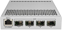 Комутатор Mikrotik CRS305-1G-4S+IN, 4x SFP+ ports, 1x Gigabit Ethernet, metallic enclosure